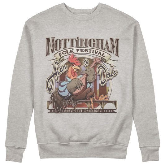 CUC Felpa Girocollo NOTTINGHAM Folk Festival - Cantagallo - Robin Hood Unisex #chooseurcolor