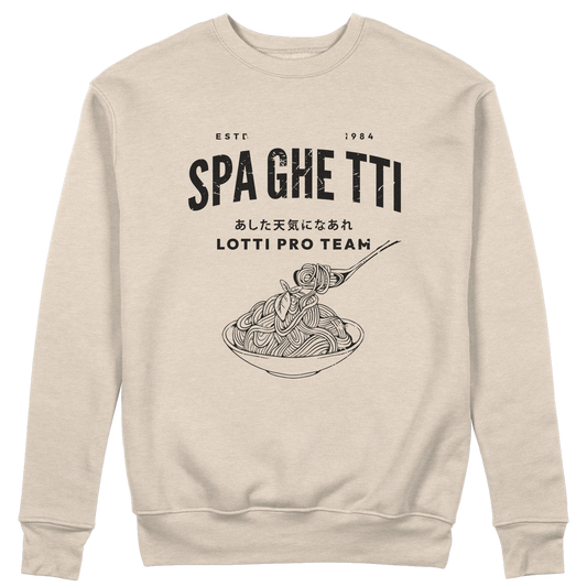 CUC GIROCOLLO SPAGHETTI TEAM - LOTTI - TUTTI IN CAMPO CON LOTTI - Unisex ANIME MANGA #chooseurcolor