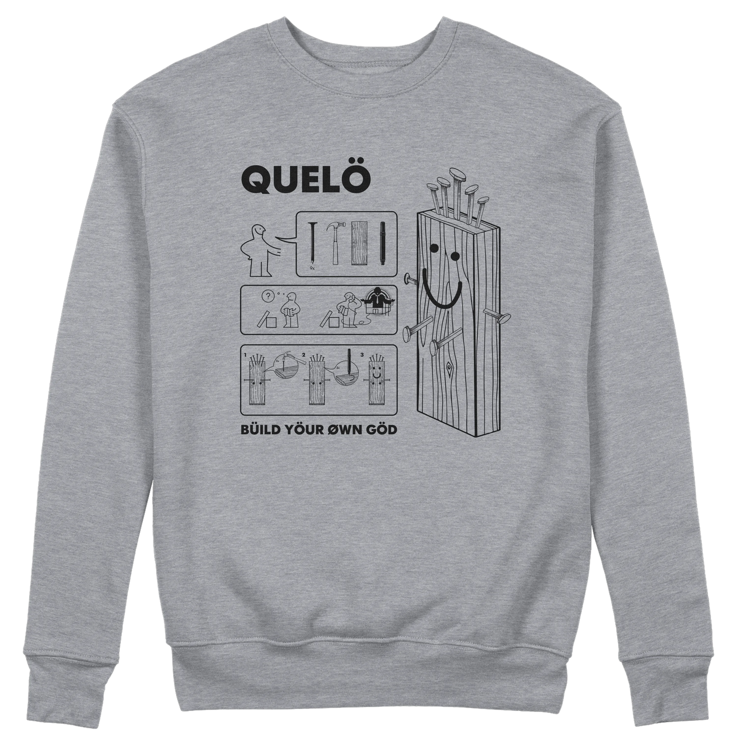 CUC GIROCOLLO QUELO - BUILD YOUR GOD -  Unisex - PERSONAGGI FAMOSI #chooseurcolor