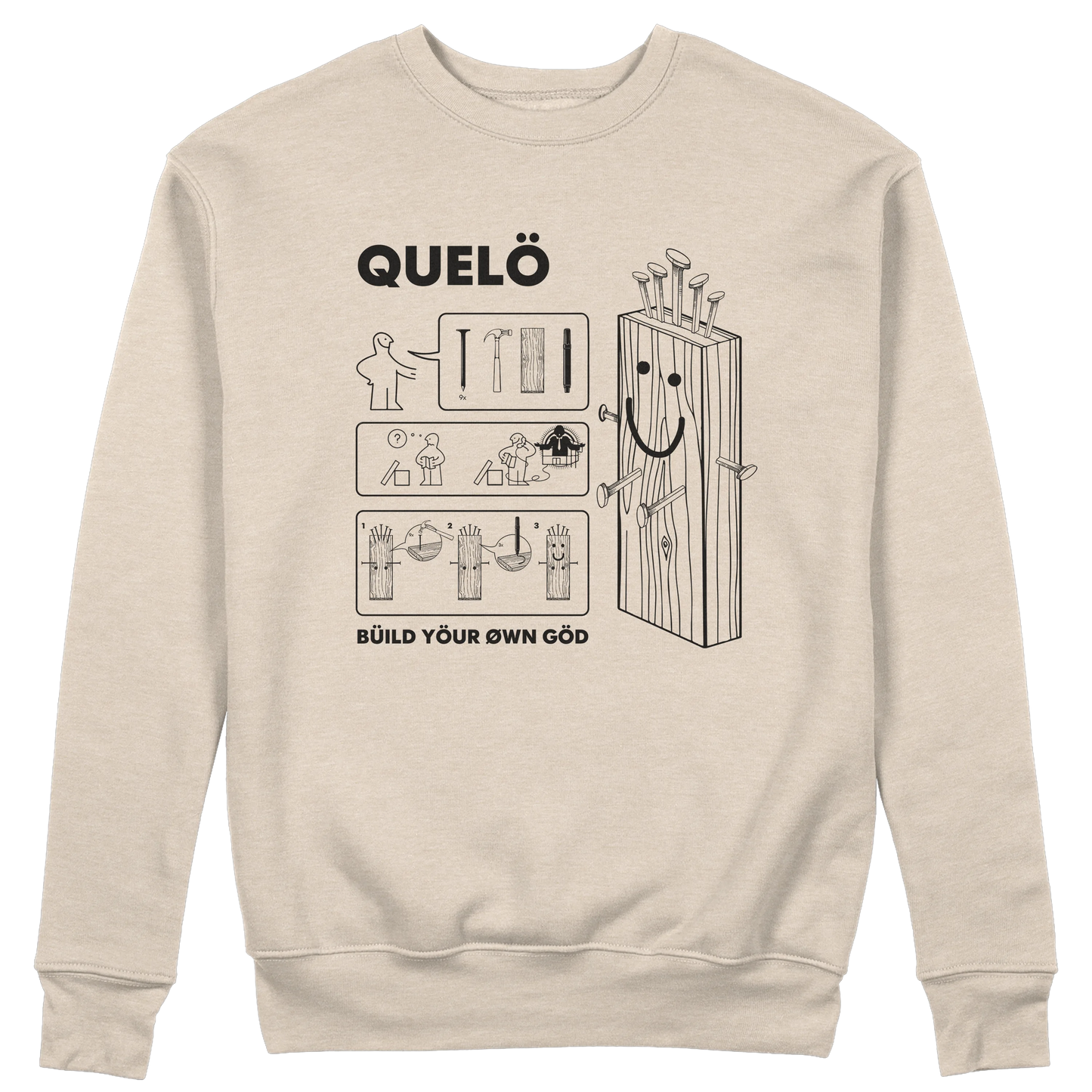CUC GIROCOLLO QUELO - BUILD YOUR GOD -  Unisex - PERSONAGGI FAMOSI #chooseurcolor
