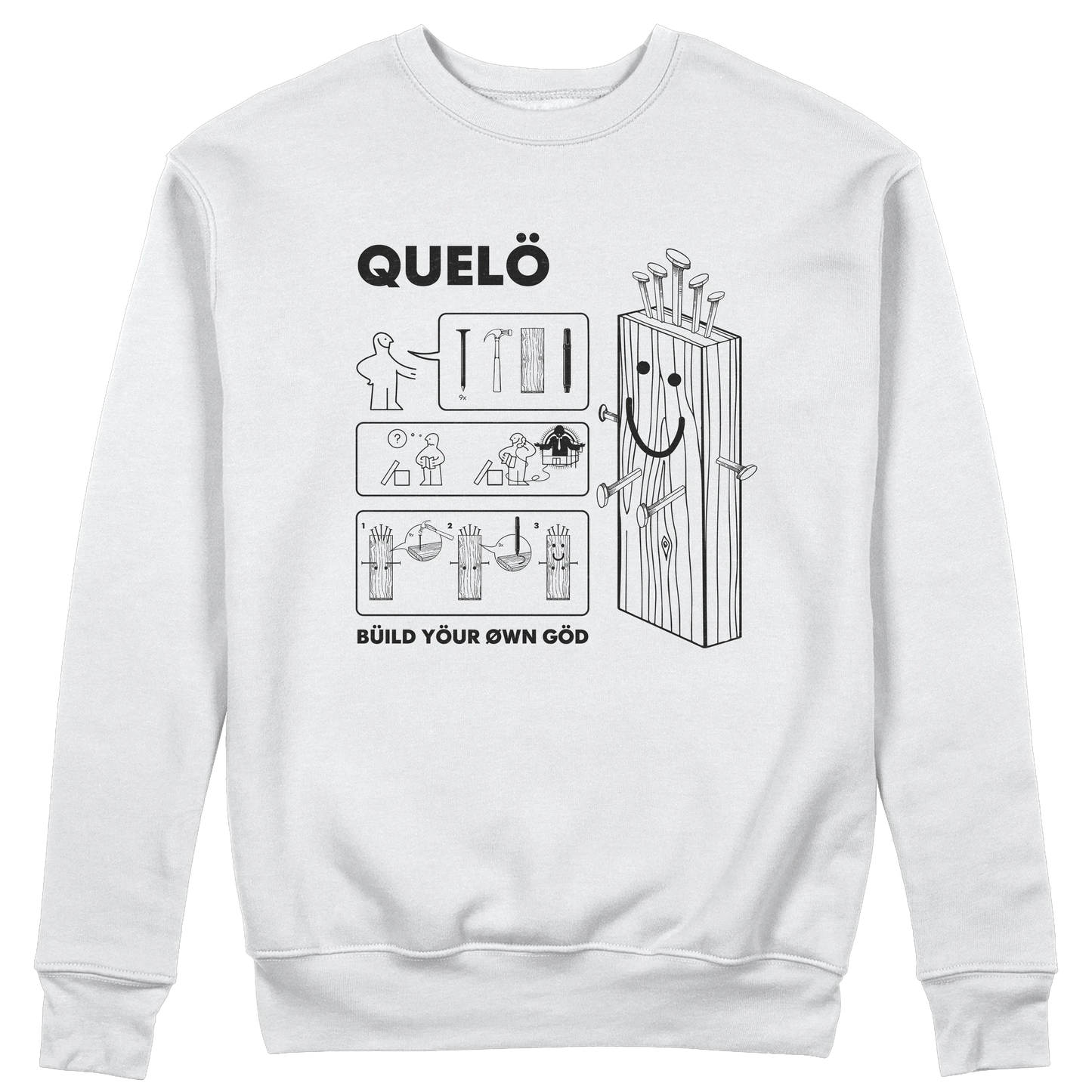 CUC GIROCOLLO QUELO - BUILD YOUR GOD -  Unisex - PERSONAGGI FAMOSI #chooseurcolor