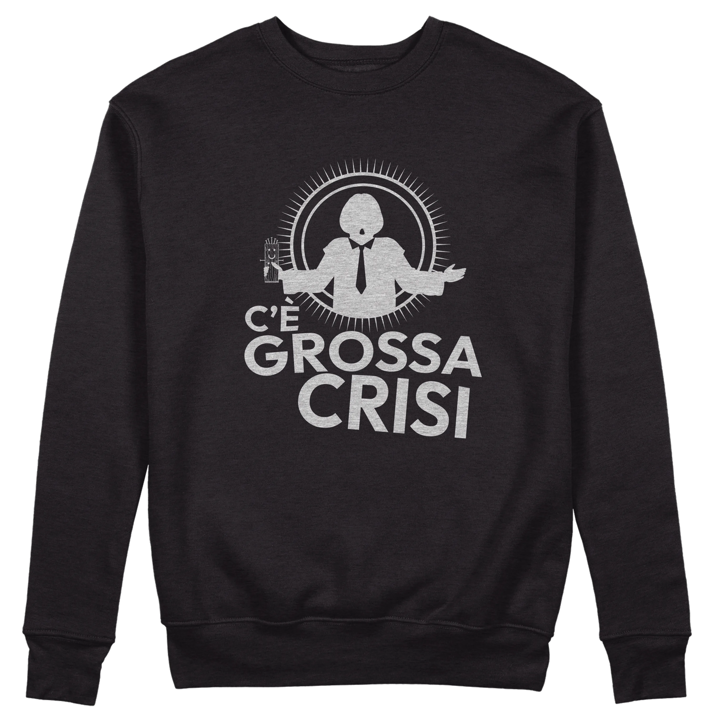 CUC GIROCOLLO C'È GROSSA CRISI - QUELO -  Unisex - PERSONAGGI FAMOSI #chooseurcolor