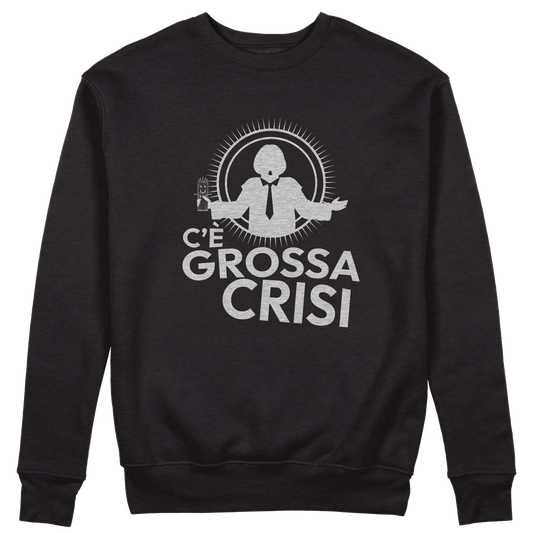 CUC GIROCOLLO C'È GROSSA CRISI - QUELO -  Unisex - PERSONAGGI FAMOSI #chooseurcolor