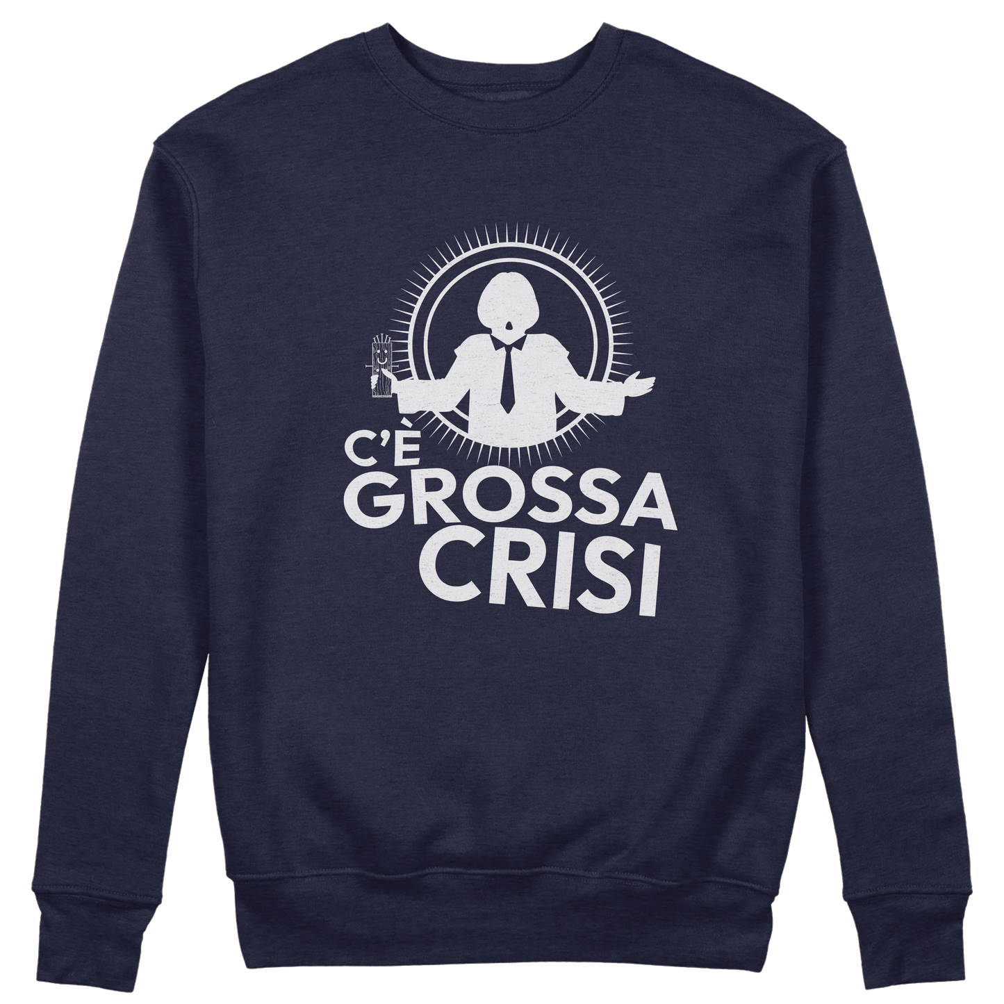 CUC GIROCOLLO C'È GROSSA CRISI - QUELO -  Unisex - PERSONAGGI FAMOSI #chooseurcolor