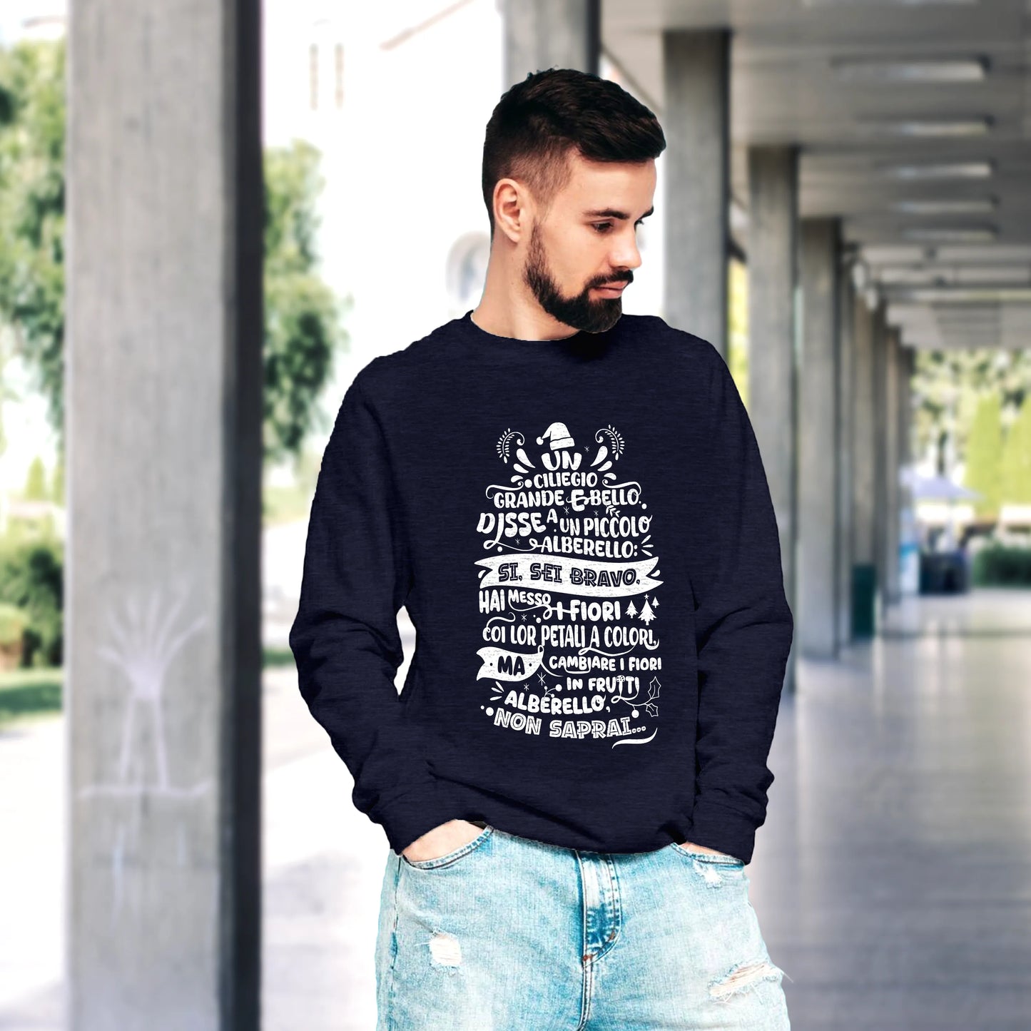 CUC GIROCOLLO Poesia Natalizia Mariangela -  Unisex - FILM Fantozzi - Cult -  #chooseurcolor