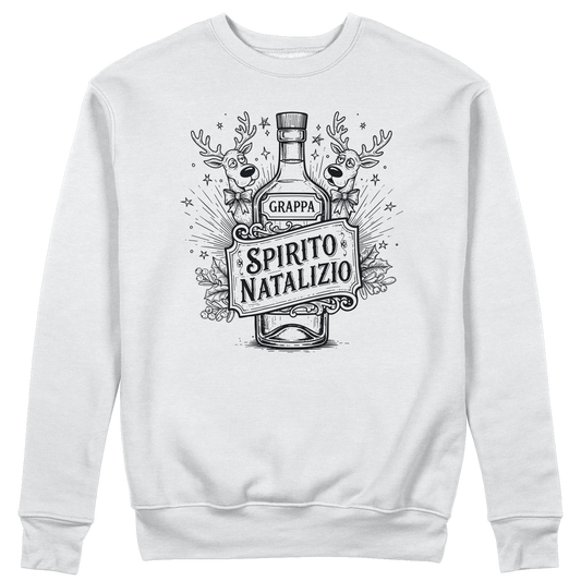 CUC GIROCOLLO Spirito Natalizio Grappa -  Unisex - NATALE - Divertente -  #chooseurcolor