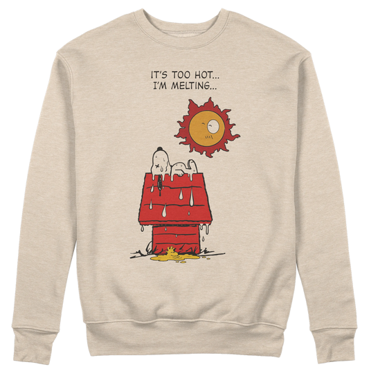 CUC GIROCOLLO Melting Snoopy - Pollon Crossover -  Unisex - Estate - Caldo - Cambiamento Climatico - Divertente -  #chooseurcolor