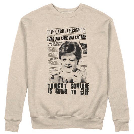 CUC GIROCOLLO JESSICA TONIGHT SOMEONE IS GOING TO DIE -  Unisex - PERSONAGGI FAMOSI - SERIE TV - Jessica Fletcher - Divertente - Cabot Cove - La signora in giallo -  #chooseurcolor
