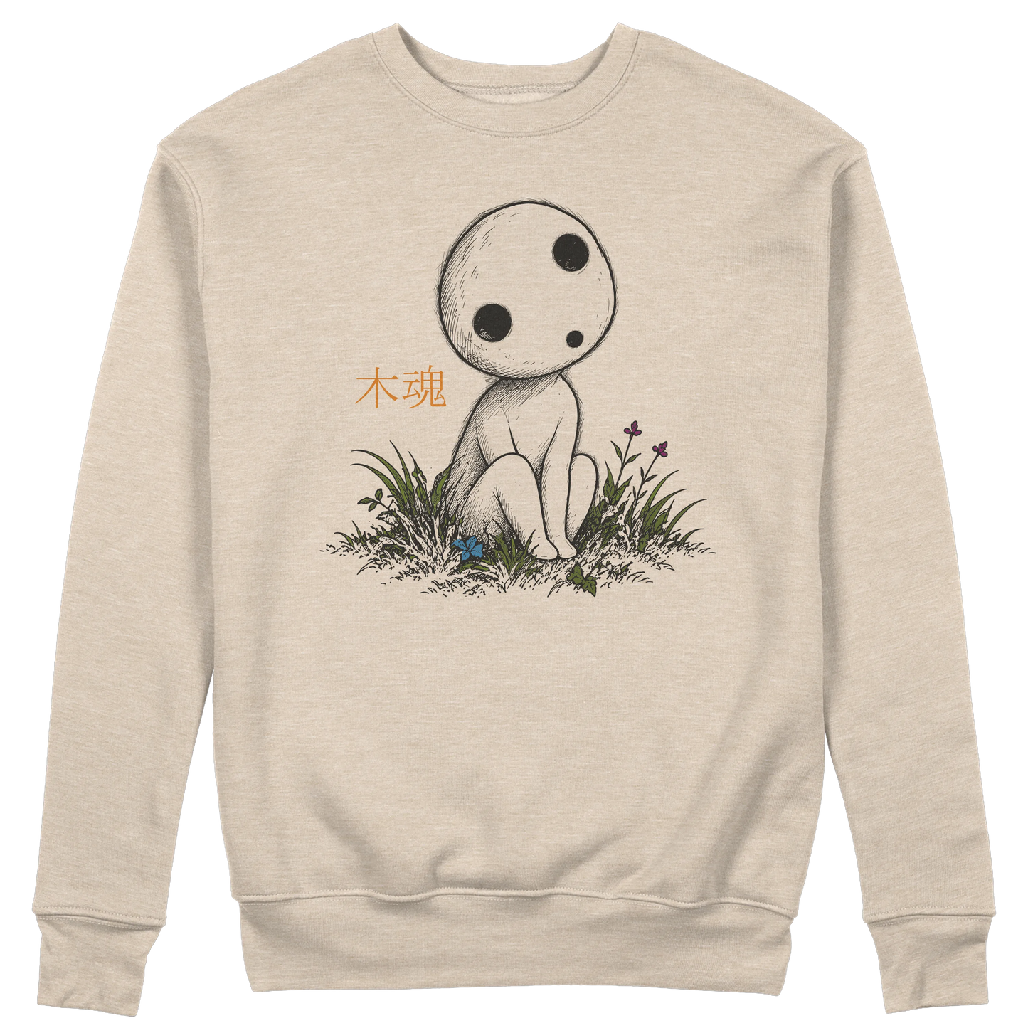 CUC GIROCOLLO KODAMA Spirito degli alberi -  Unisex - ANIME MANGA - PERSONAGGI FAMOSI - Giappone - Folklore -  #chooseurcolor