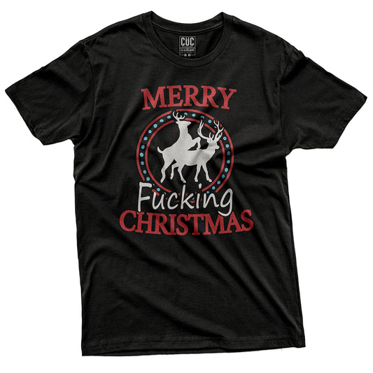 CUC T-Shirt  Merry Fucking Christmas- Natale - Xmas - #chooseurcolor