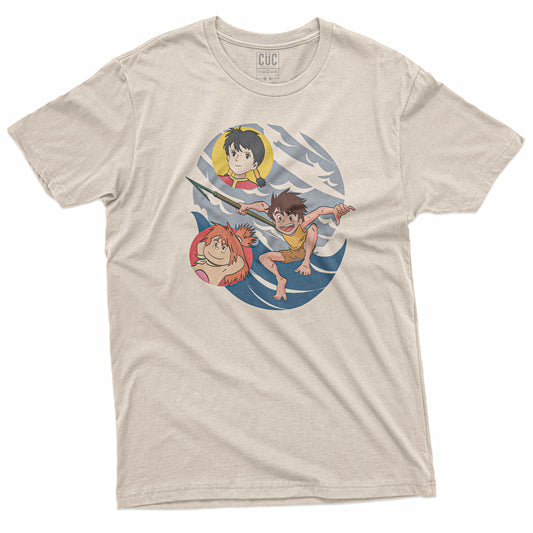 CUC T-Shirt  DAI CONAN - IL RAGAZZO DEL FUTURO - Miyazaki - #chooseurcolor
