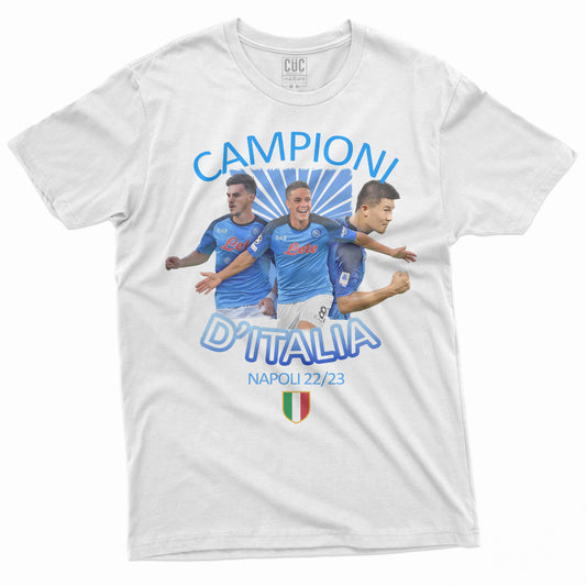 CUC T-Shirt NAPOLI - Raspa Elmas Kim - Scudetto - Calcio  #chooseurcolor - CUC chooseurcolor