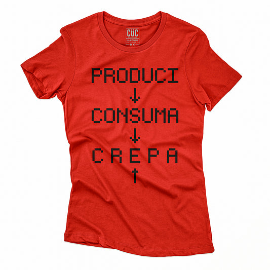 CUC T-Shirt PCC - Produci Consuma Crepa - CCCP   #chooseurcolor