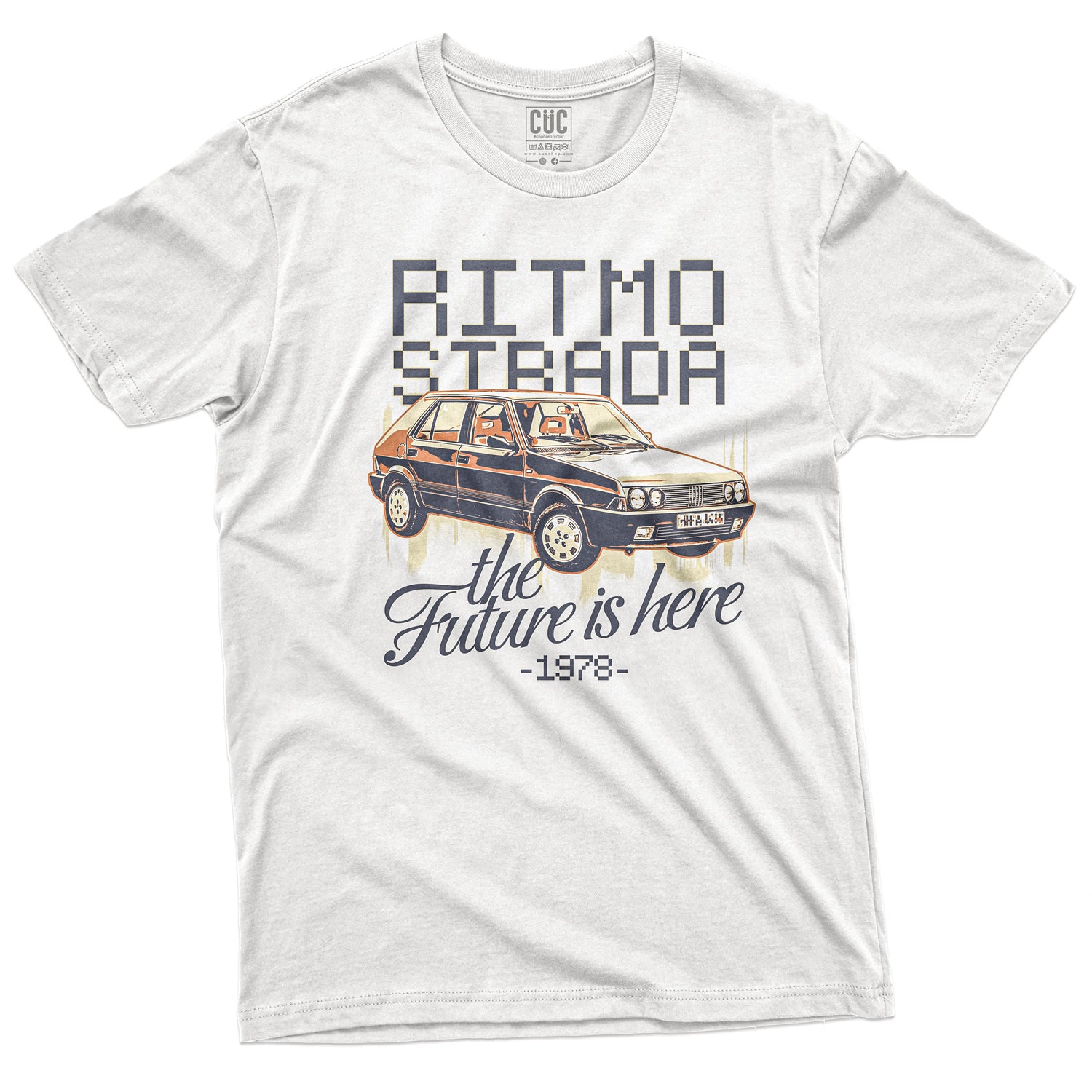 CUC T-Shirt RITMO - Fiat Ritmo - Cult Cars #chooseurcolor - CUC chooseurcolor