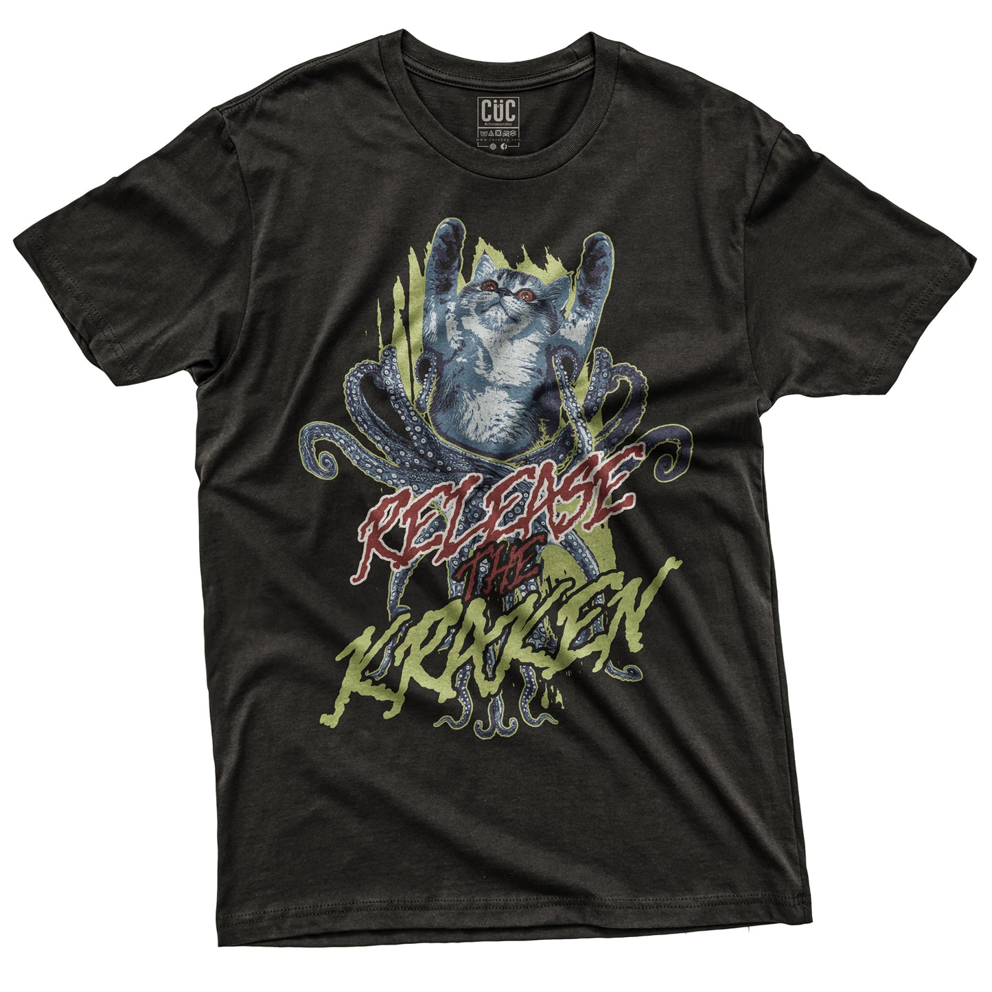 CUC T-Shirt KRAKEN CAT - Release The Kraken - #chooseurcolor