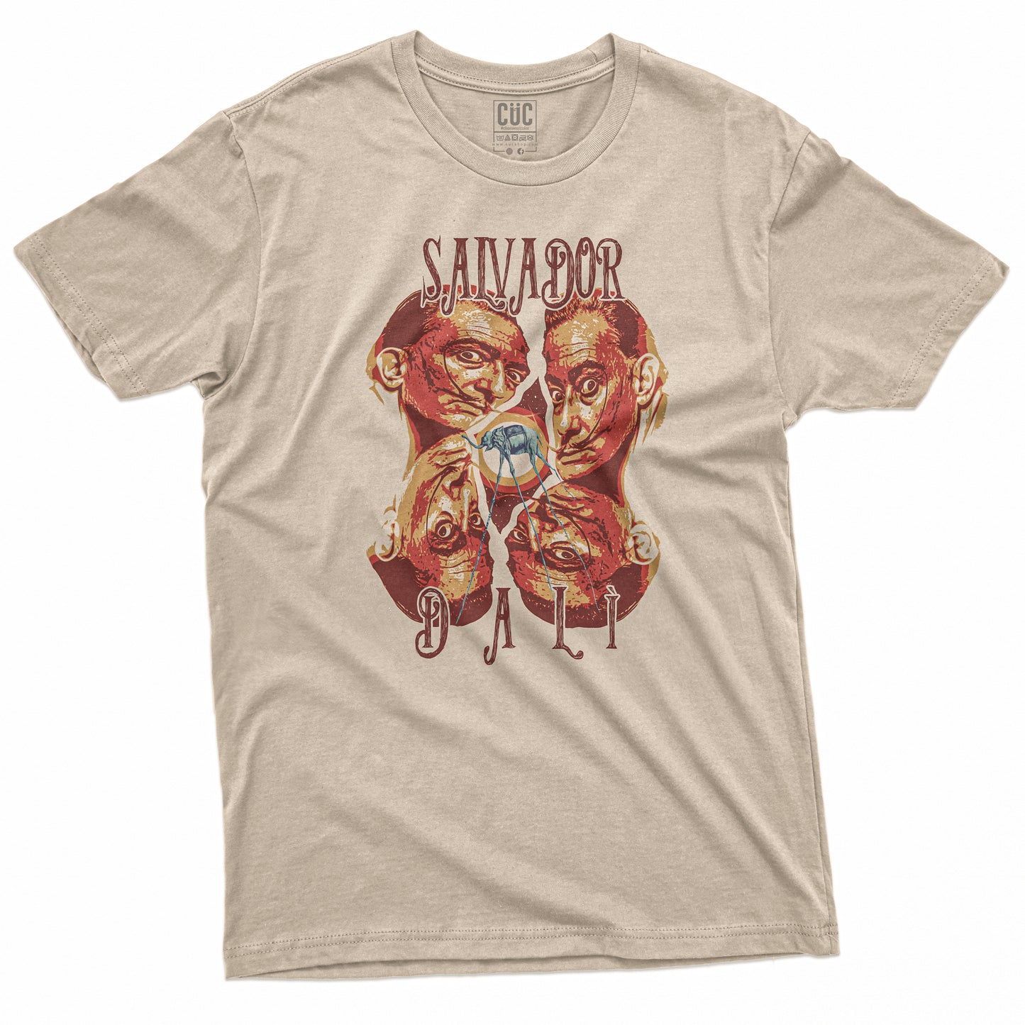 CUC T-Shirt DALì - Salvador Dalì - Sand #chooseurcolor
