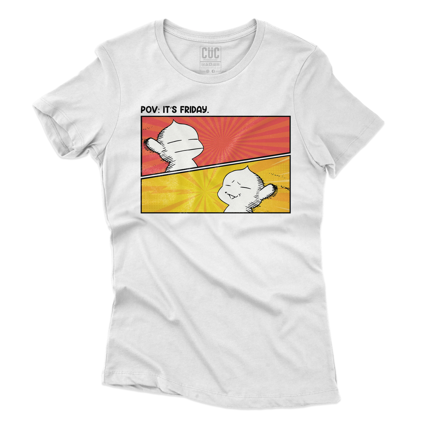 CUC T-SHIRT PUCK FRIDAY - ANIME MANGA - Berserk - Meme - Divertente -  #chooseurcolor