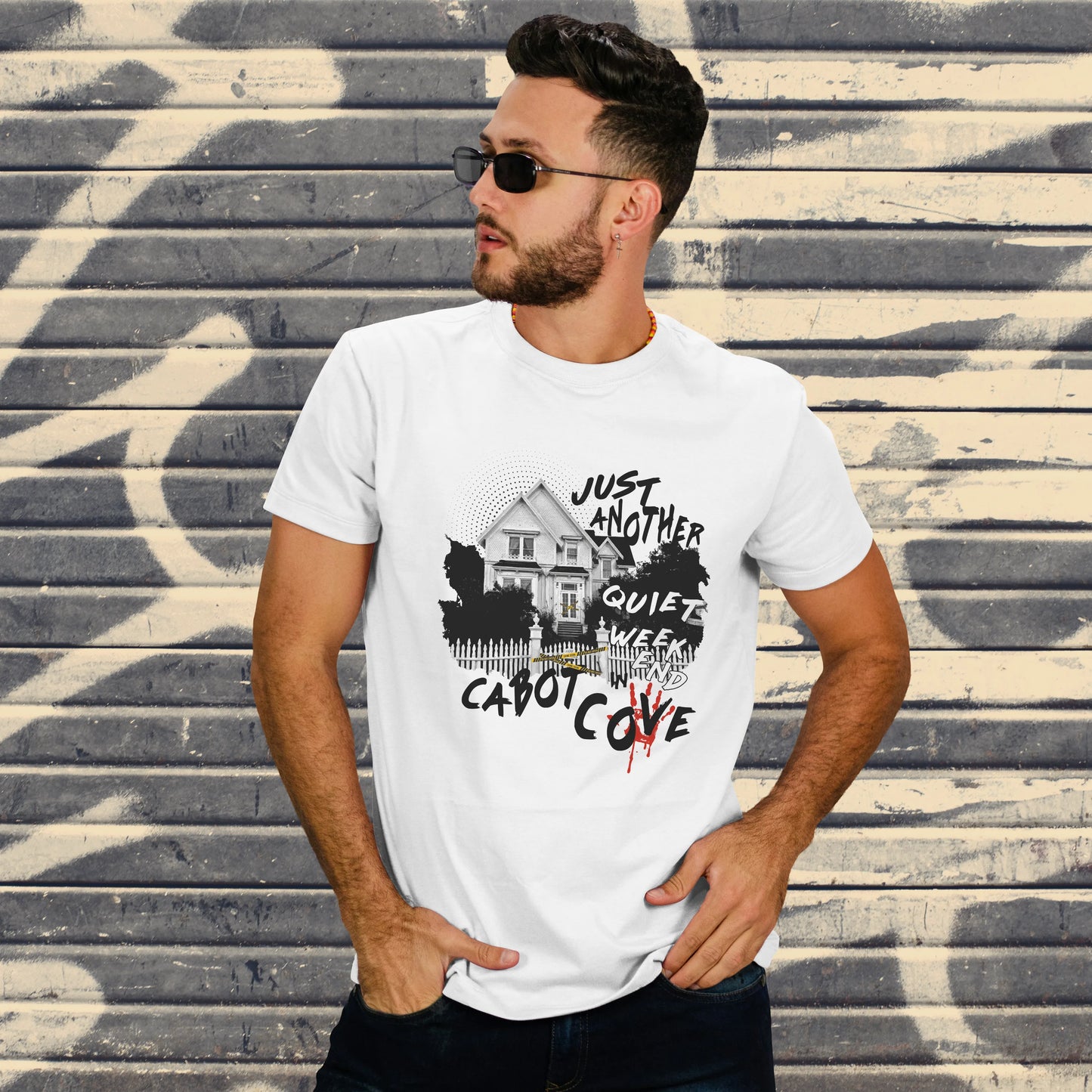 CUC T-SHIRT Just Another Quiet Weekend in Cabot Cove - PERSONAGGI FAMOSI - Jessica Fletcher - La signora in giallo -  #chooseurcolor