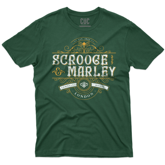 CUC T-SHIRT Scrooge & Marley Counting House - NATALE - PERSONAGGI FAMOSI - Charles Dickens - Canto di Natale -  #chooseurcolor
