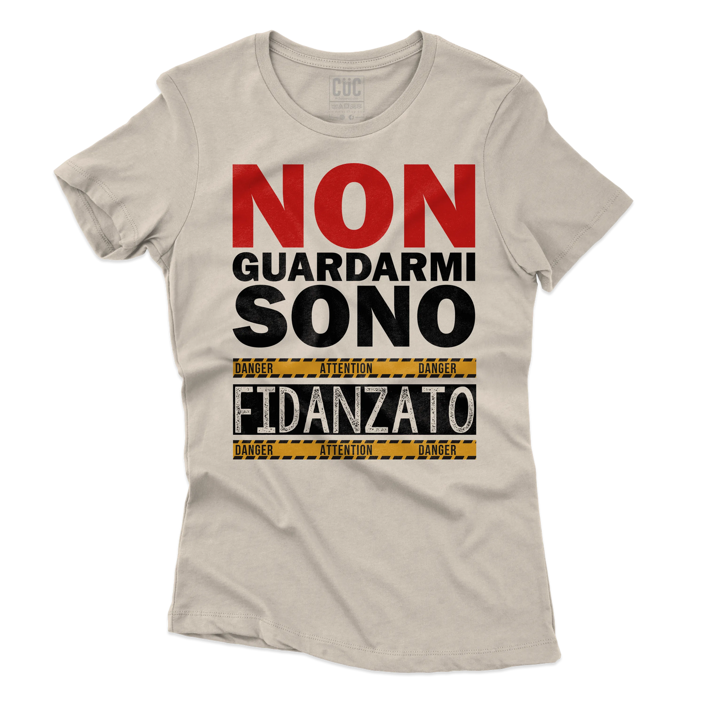 CUC T-SHIRT Non guardarmi sono fidanzato - SAN VALENTINO - Divertente - Regalo -  #chooseurcolor