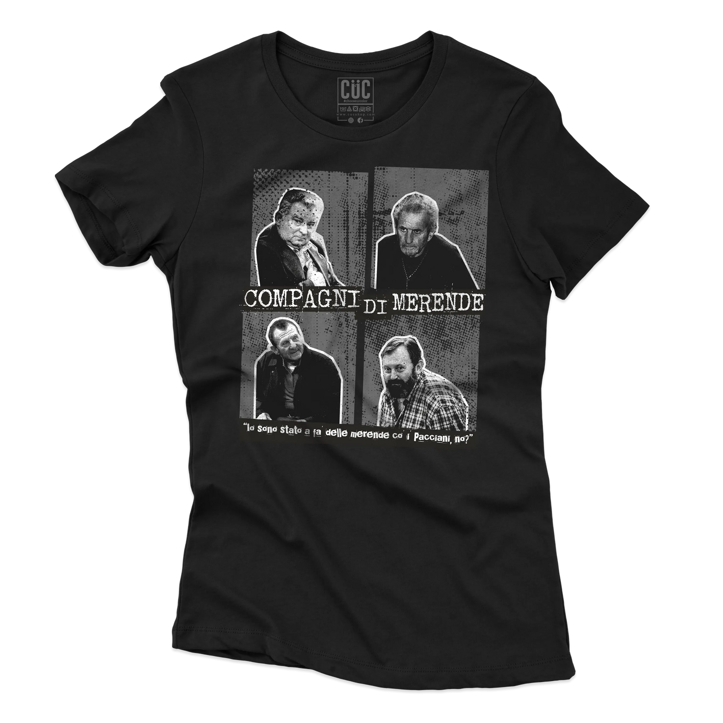 CUC T-SHIRT Compagni di merende - PERSONAGGI FAMOSI - UGIP - Crime -  #chooseurcolor