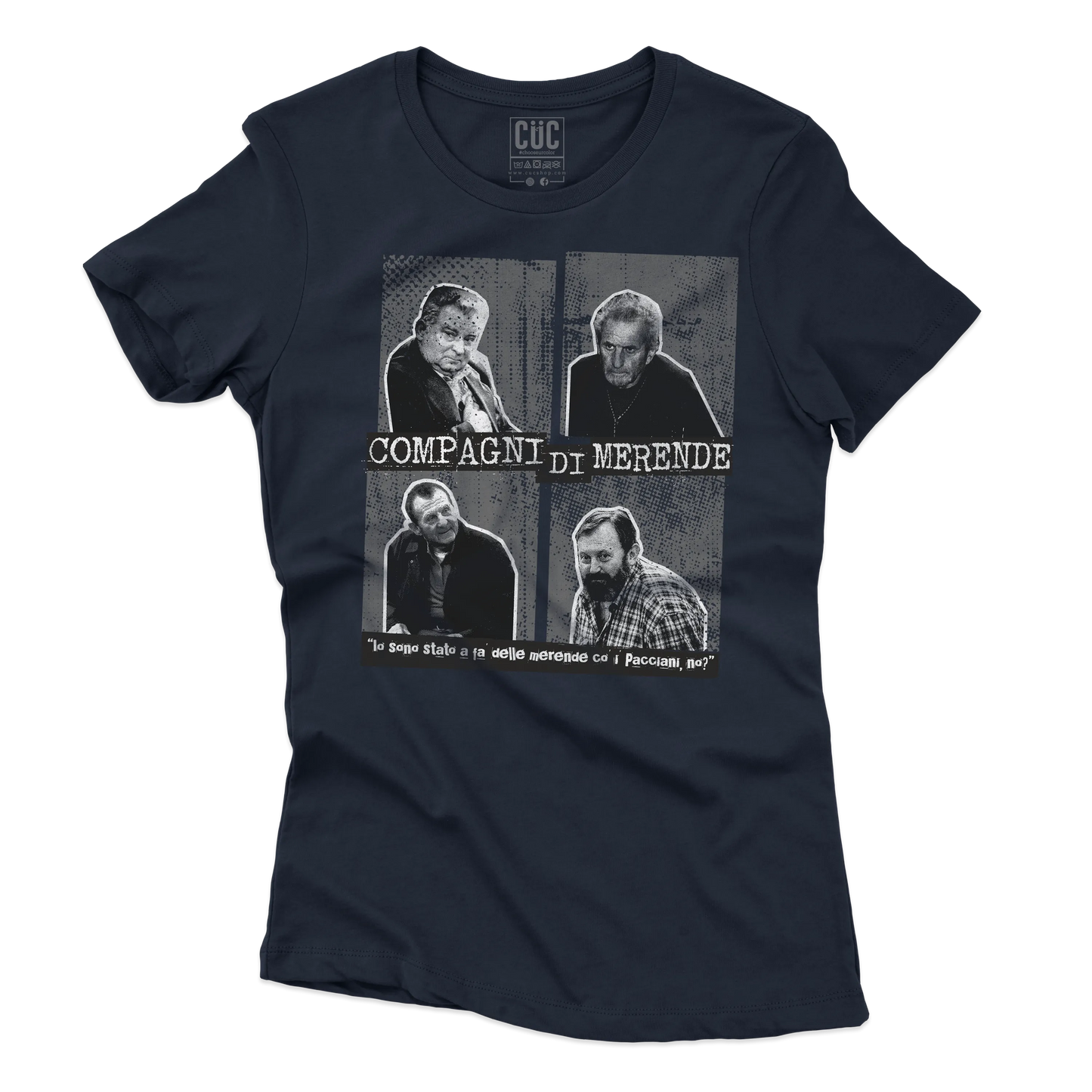 CUC T-SHIRT Compagni di merende - PERSONAGGI FAMOSI - UGIP - Crime -  #chooseurcolor