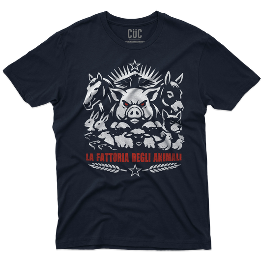 CUC T-SHIRT La fattoria degli animali - LIBRI - Orwell -  #chooseurcolor