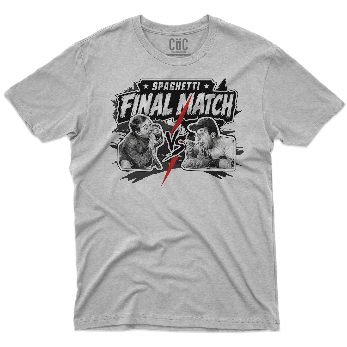 CUC T-SHIRT SPAGHETTI THE FINAL MATCH - FILM - PERSONAGGI FAMOSI - Divertente - Italian Style  -  #chooseurcolor