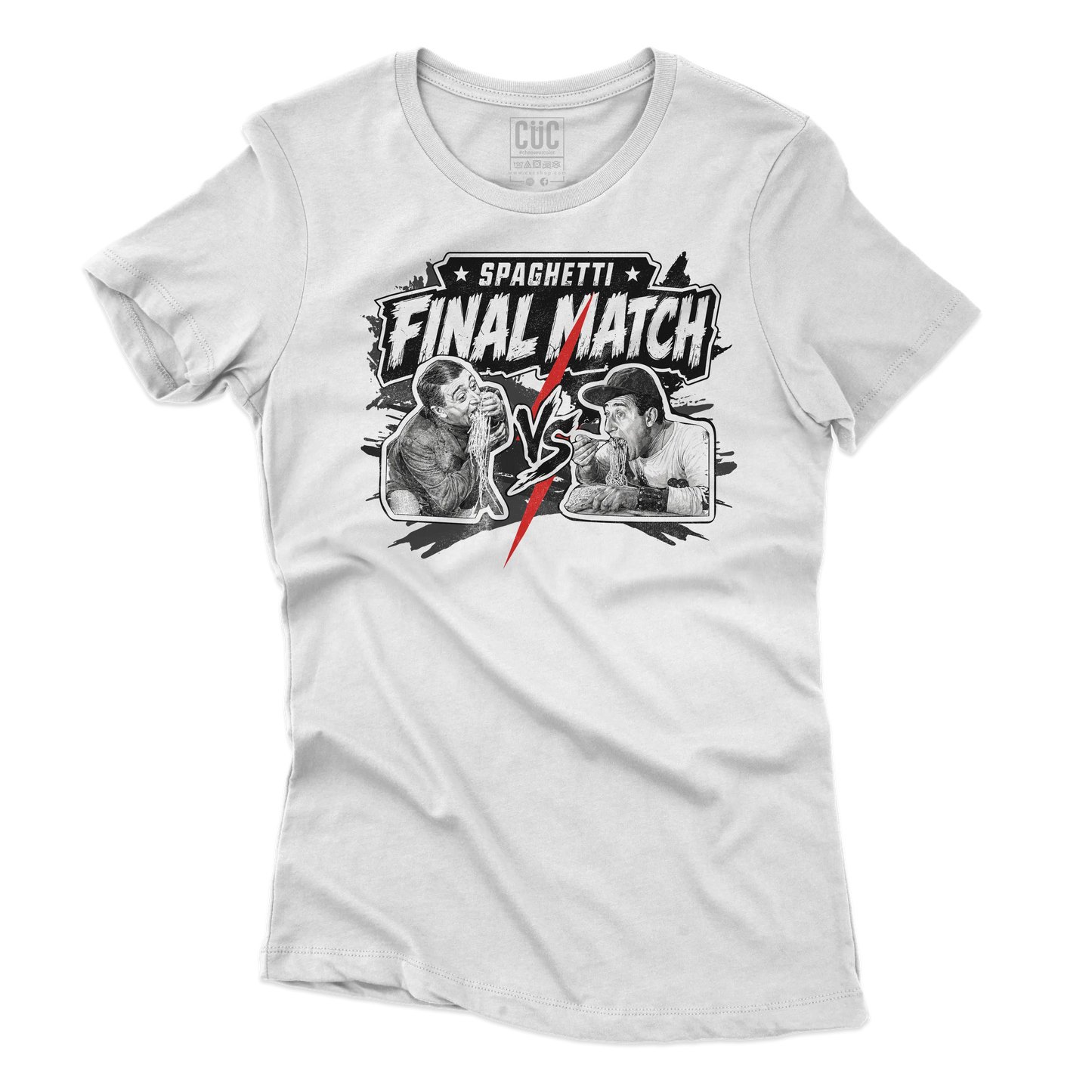 CUC T-SHIRT SPAGHETTI THE FINAL MATCH - FILM - PERSONAGGI FAMOSI - Divertente - Italian Style  -  #chooseurcolor