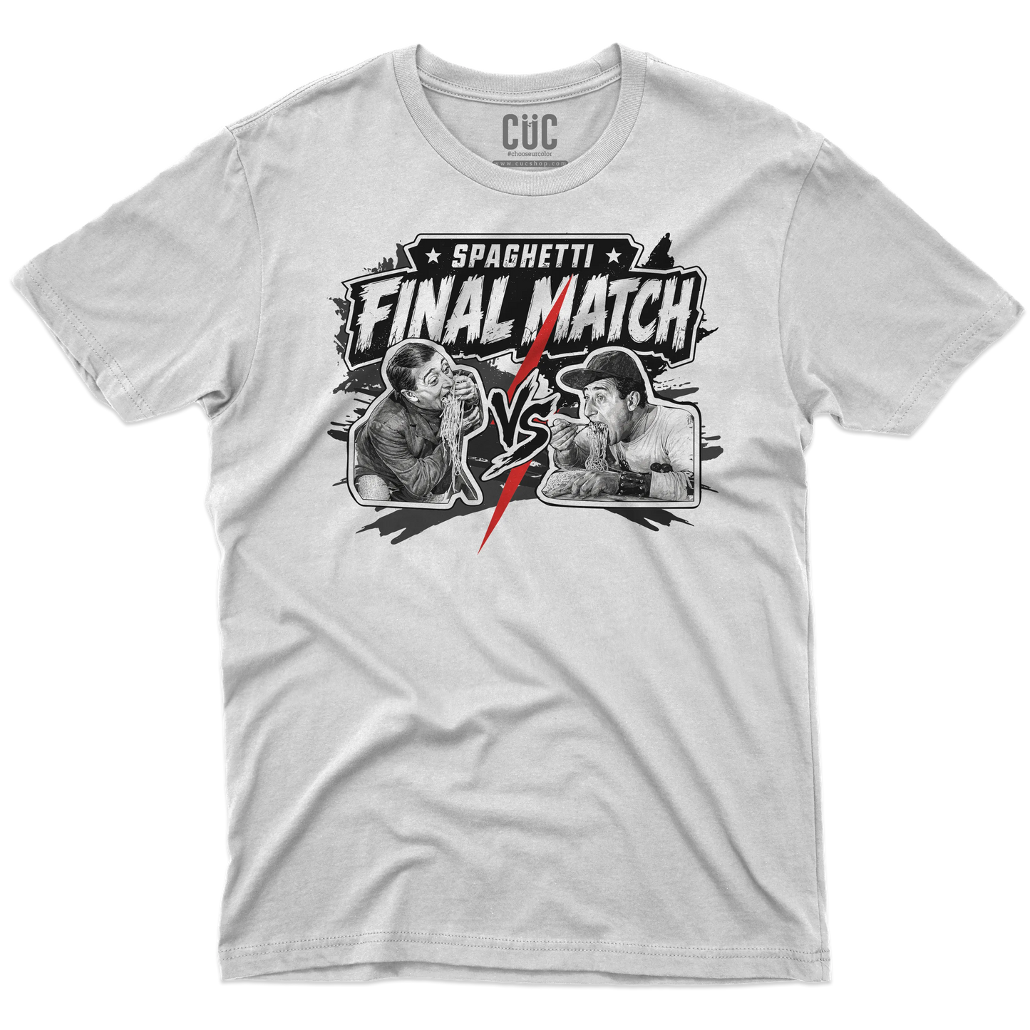 CUC T-SHIRT SPAGHETTI THE FINAL MATCH - FILM - PERSONAGGI FAMOSI - Divertente - Italian Style  -  #chooseurcolor