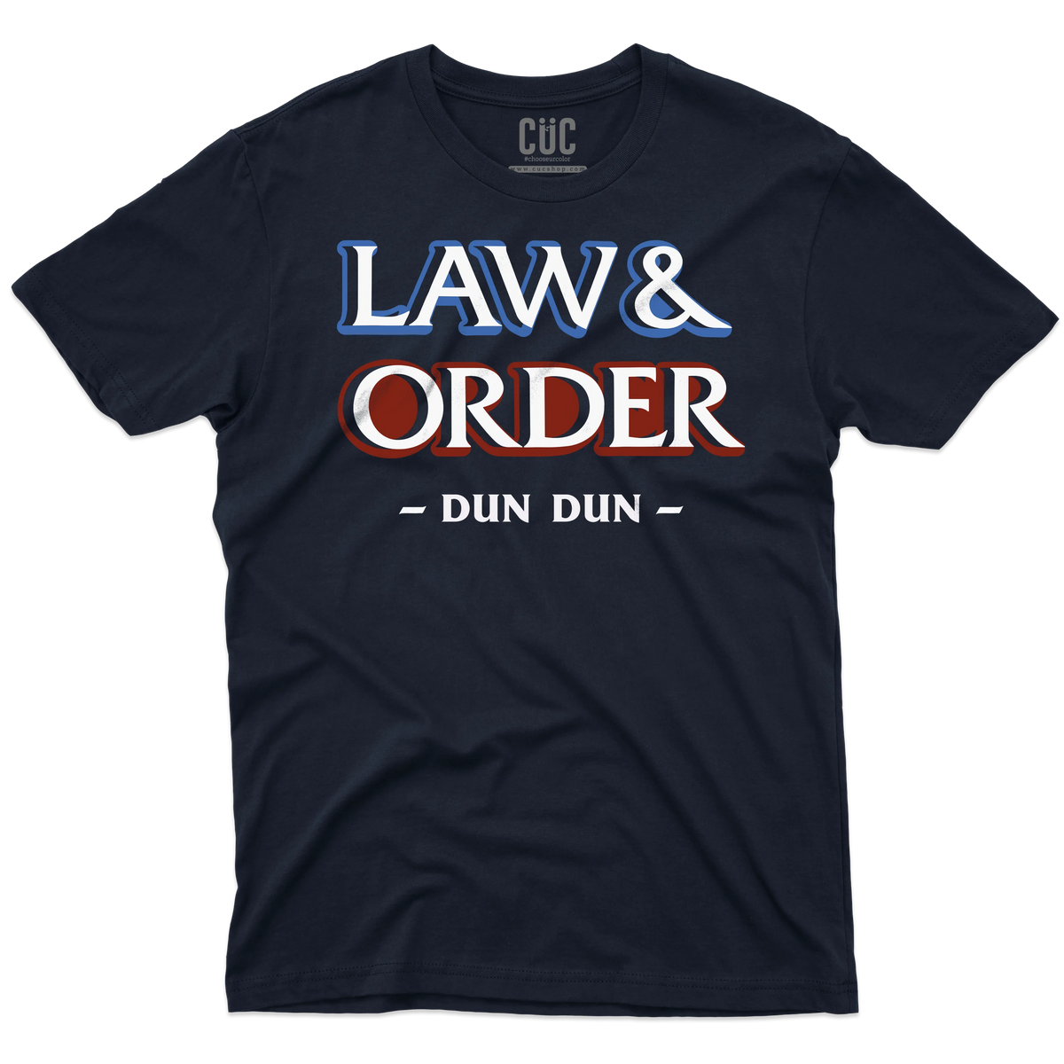 CUC T-SHIRT Sigla Law & Order - SERIE TV - Crime -  #chooseurcolor