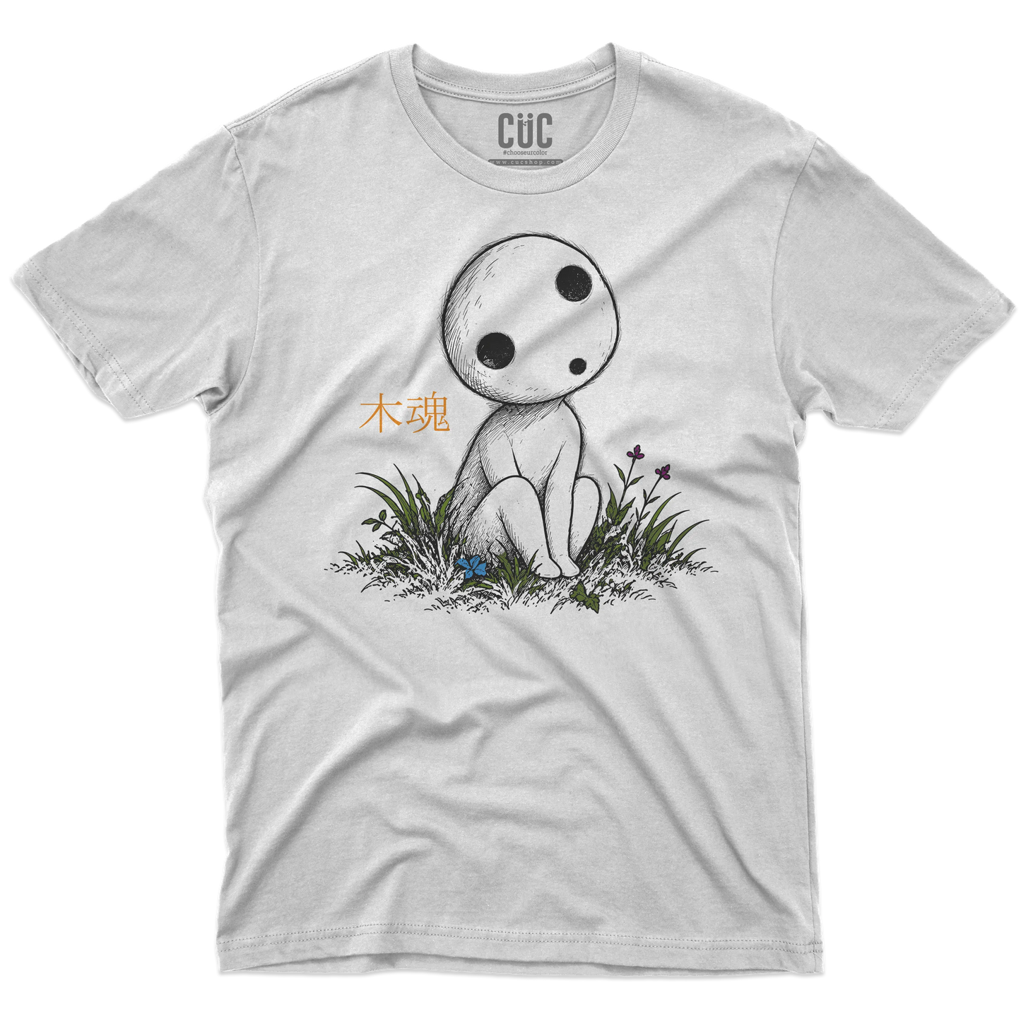 CUC T-SHIRT KODAMA Spirito degli alberi - ANIME MANGA - PERSONAGGI FAMOSI - Giappone - Folklore -  #chooseurcolor