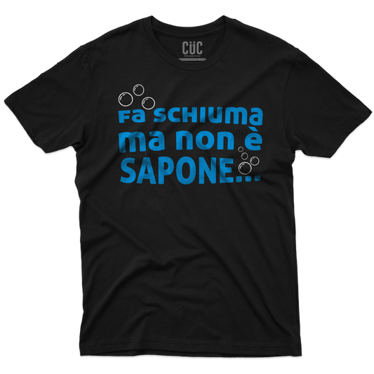 CUC T-SHIRT Fa schiuma ma non è sapone - PERSONAGGI FAMOSI - Cult - Programmi TV -  #chooseurcolor