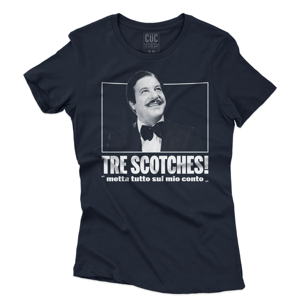 CUC T-SHIRT TRE SCOTCHES! - FILM - Calboni - Fantozzi - Cult - Citazione -  #chooseurcolor
