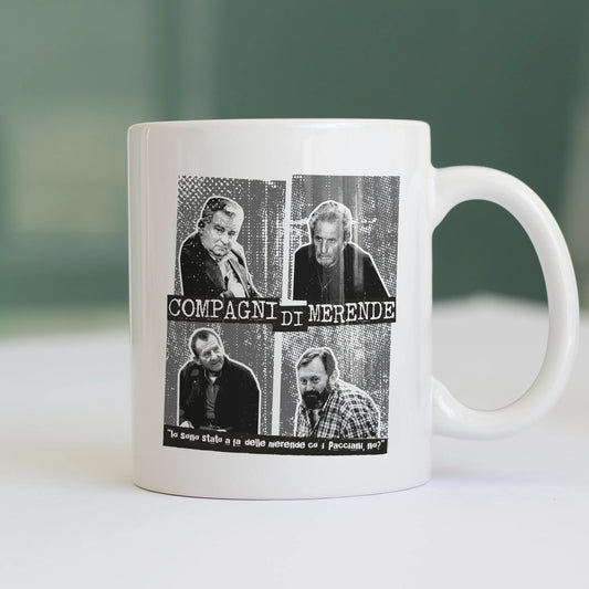 CUC TAZZA IN CERAMICA Compagni di merende - PERSONAGGI FAMOSI - UGIP - Crime - #chooseurcolor