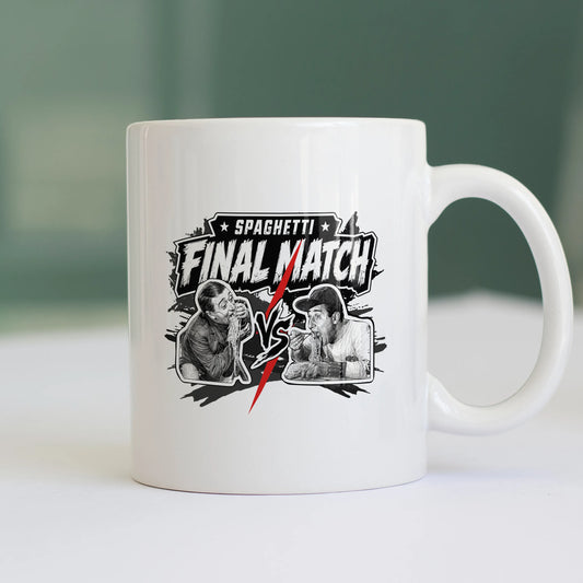 CUC TAZZA IN CERAMICA SPAGHETTI THE FINAL MATCH - FILM - PERSONAGGI FAMOSI - Divertente - Italian Style  -  #chooseurcolor