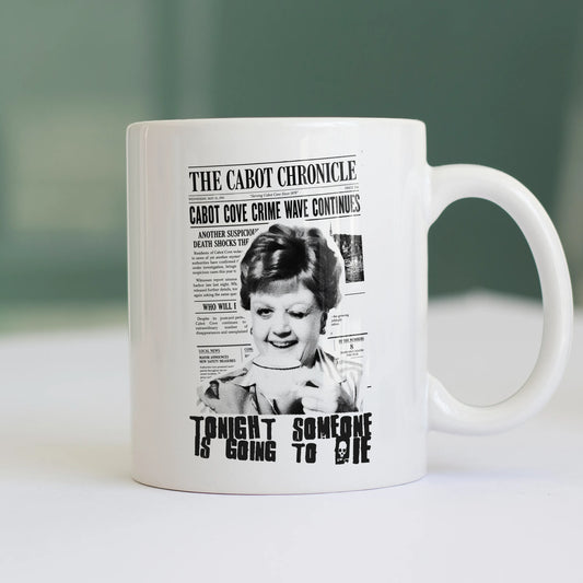 CUC TAZZA IN CERAMICA JESSICA TONIGHT SOMEONE IS GOING TO DIE - PERSONAGGI FAMOSI - SERIE TV - Jessica Fletcher - Divertente - Cabot Cove - La signora in giallo -  #chooseurcolor