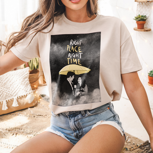 T-SHIRT RIGHT PLACE Sabbia #chooseurcolor