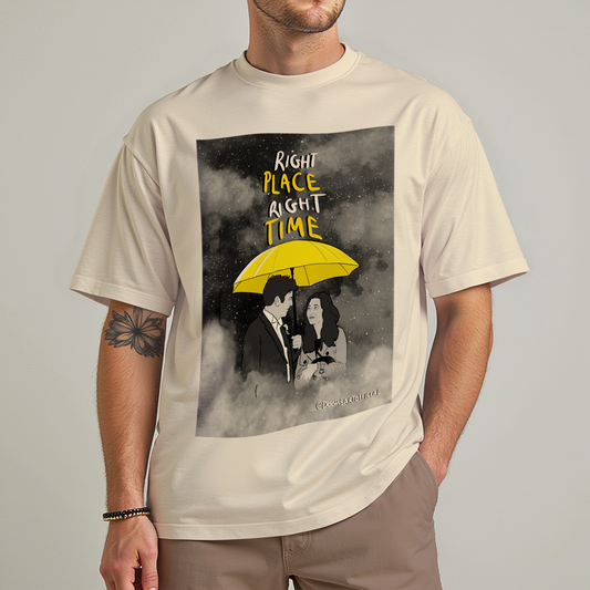 T-SHIRT RIGHT PLACE Sabbia #chooseurcolor