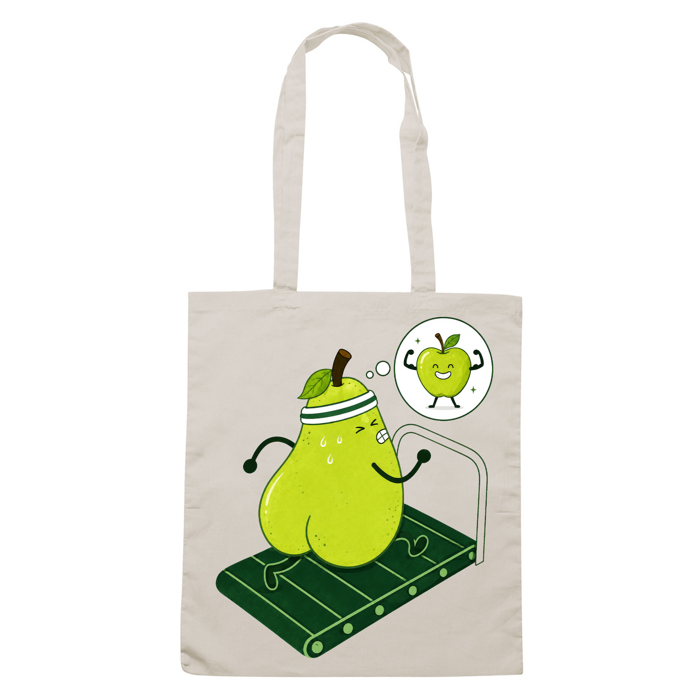 SHOPPER CUC PERA FITNESS prova costume divertente Sabbia M [IMGKEY:SAN:M:1]