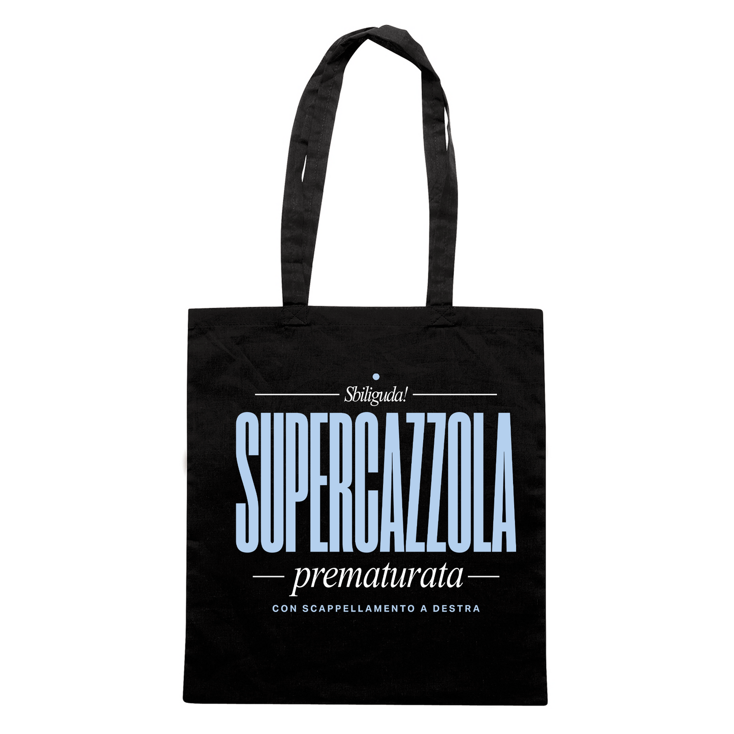 SHOPPER CUC SUPERCAZZOLA con scappellamento a destro sbiligura cult Italiano Nera M [IMGKEY:BLA:M:1]