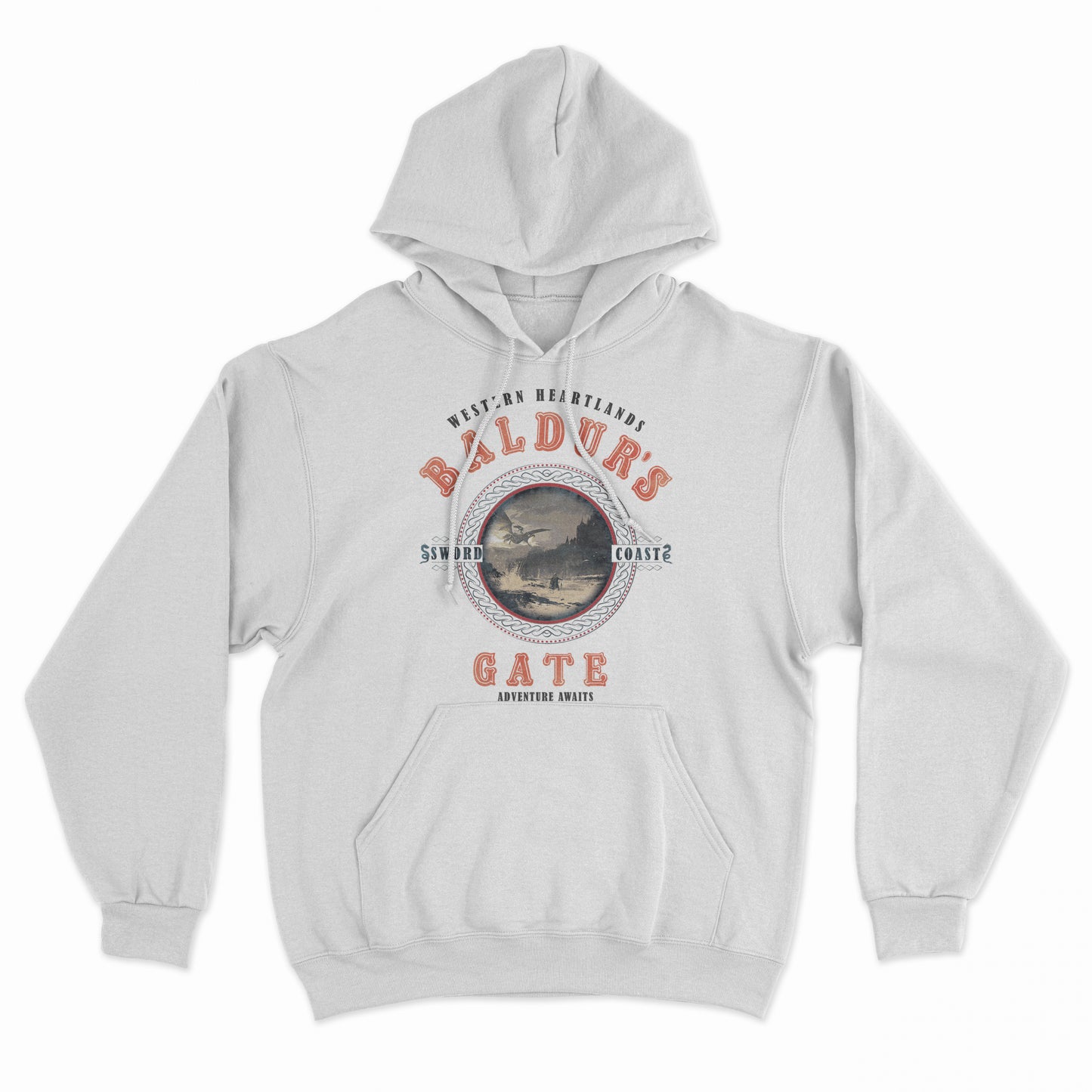 FELPA CAPPUCCIO Baldur's GateThe Sword Coast Bianca #chooseurcolor