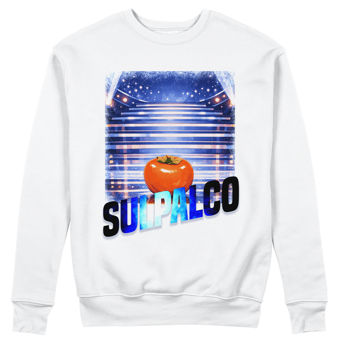 FELPA GIROCOLLO CACO SUL PALCO SANREMO Bianca #chooseurcolor