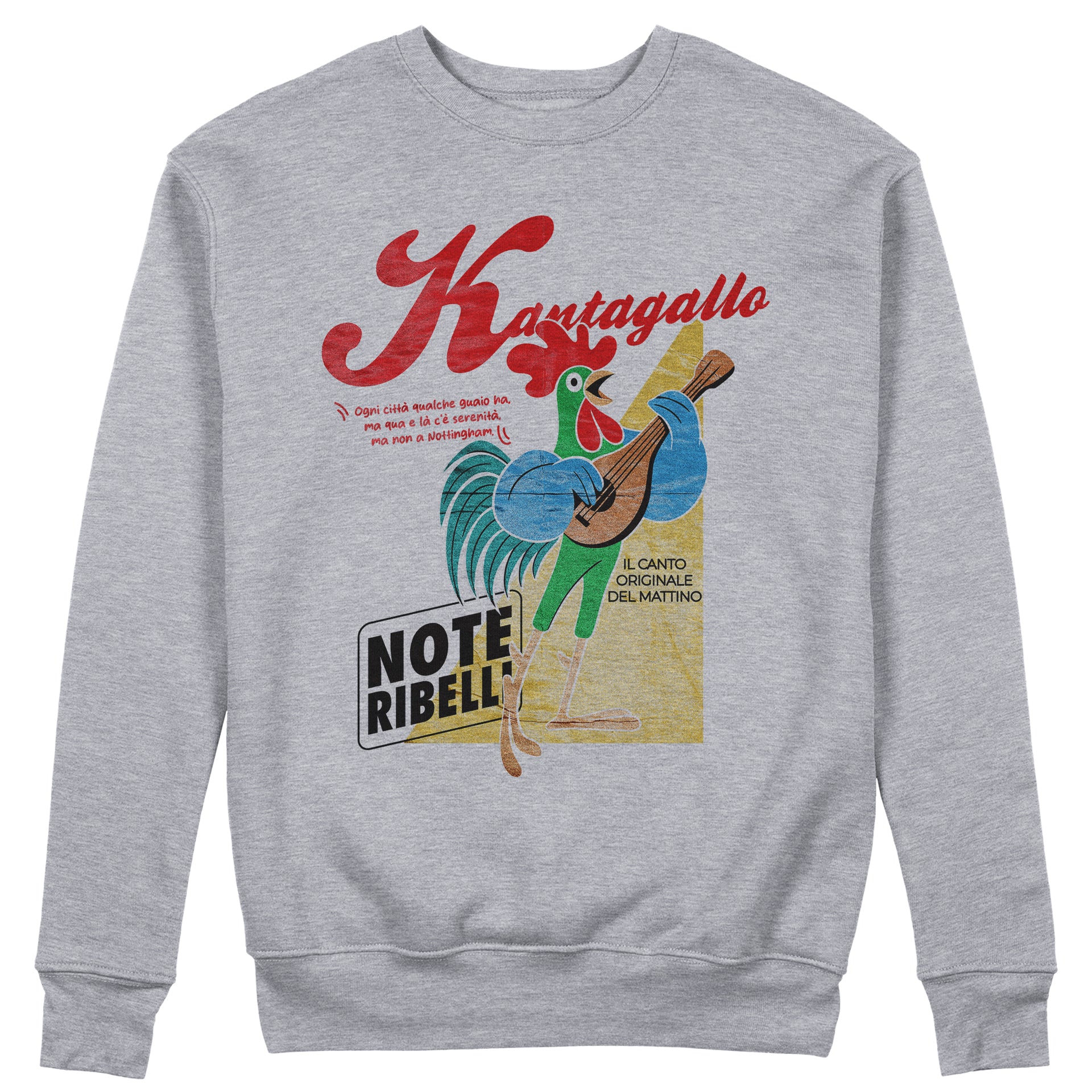 FELPA GIROCOLLO KANTAGALLO Corn Flakes Robin Hood Nottingham film cult ...