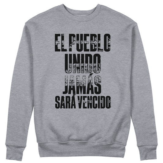 FELPA GIROCOLLO CUC EL PUEBLO UNIDO canto Grigio M [IMGKEY:GRE:M:1]