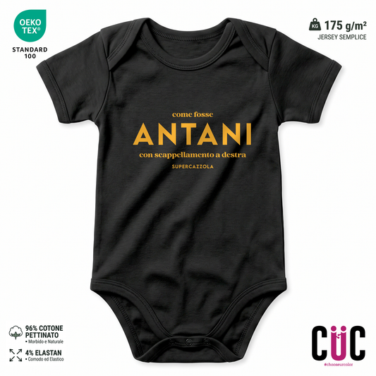 BODY BAMBINO Supercazzola Antani amici miei Nera M [IMGKEY:BLA:M:1]