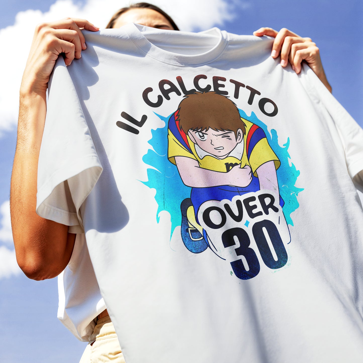 T-SHIRT IL CALCETTO DOPO I 30 siamo tutti Julian Ross Bianca #chooseurcolor