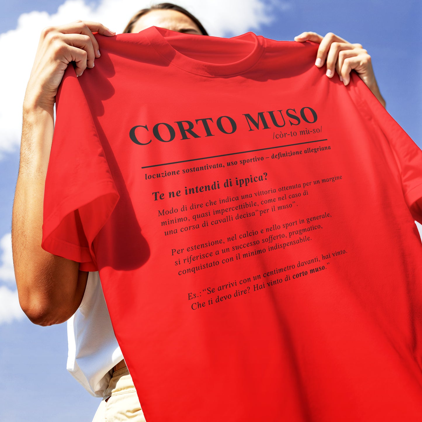 T-SHIRT CORTO MUSO te ne intendi di Ippica Max Risultatisti Allegri #chooseurcolor