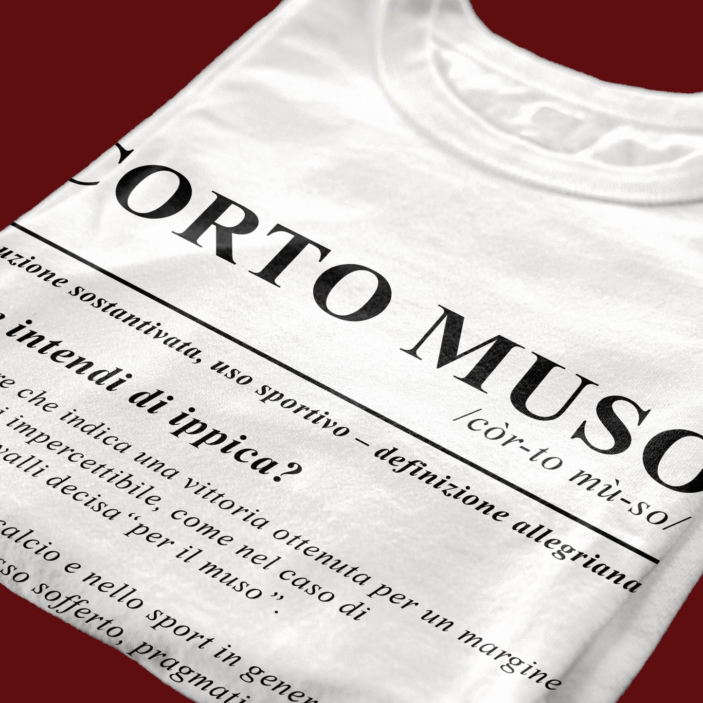 T-SHIRT CORTO MUSO te ne intendi di Ippica Max Risultatisti Allegri #chooseurcolor