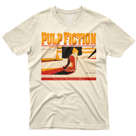 T-SHIRT MIA FEET pulp fiction tarantino #chooseurcolor